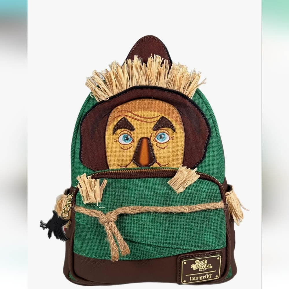 Loungefly Wizard Of Oz Scarecrow Mini Backpack W1-1 Games Exclusive